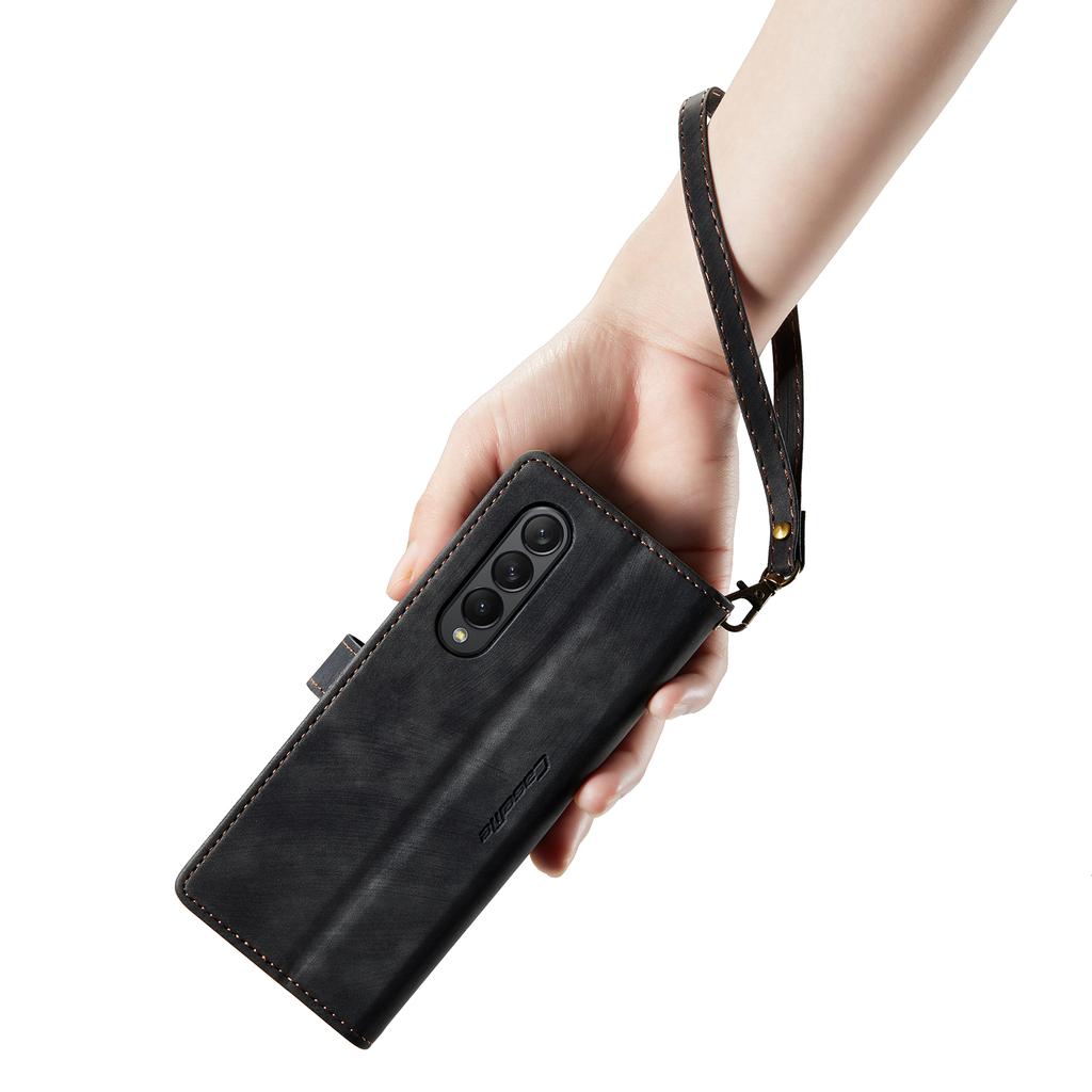 Wallet Function Leather Folding Phone Bag Case For Samsung Galaxy Z Fold 4 Fold4 Fold 3 5g Fold3 S23 S22 Ultra S21 Plus S20 Fe