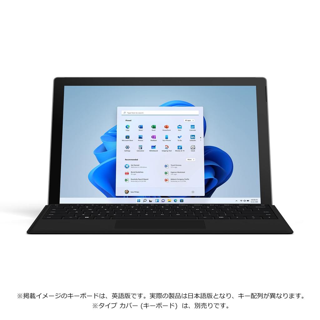 Microsoft Surface Pro Equipped with Windows 11 Home Inches 11th Generation Intel Core I5 Platinum 7+ / / 12.3 / / 8GB/128GB / TFN-00012