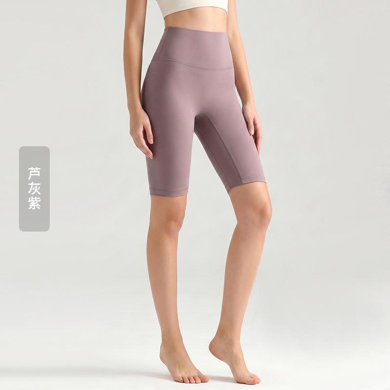Weiman cloud nude five-point yoga pants women's summer thin tight yoga clothes high waist hip lift fitness yoga pants