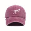 Fashionable and Casual Dinosaur Skeleton Printed Baseball Cap Is a Must-have for Both When Going Out On the Street