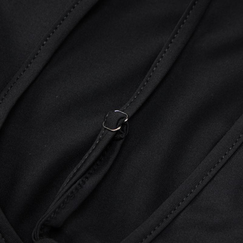 Женские клубные костюмы, комбинезон, цельный комбинезон, сексуальные бандажные комбинезоны с вырезами