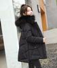 Куртка с хлопковой подкладкой Студентки Корейская версия свободной куртки с хлопковой подкладкой, женское пальто средней длины, Зимняя женская мода
