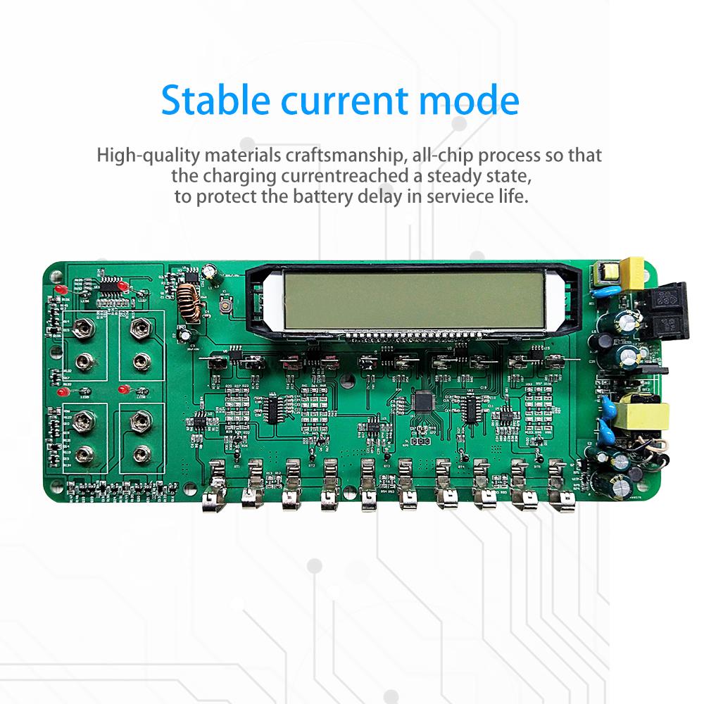 PALO Зарядное устройство для аккумуляторов AA AAA 9 В ЖК-дисплей 14 слотов интеллектуальное зарядное устройство для быстрой зарядки аккумуляторов AA AAA 9 В