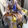New 100% Natural Real Silk Scarf Women Luxury High Quality Long Fashion Neckerchief Lady Shawl Wraps Hijab Bandana Scarves