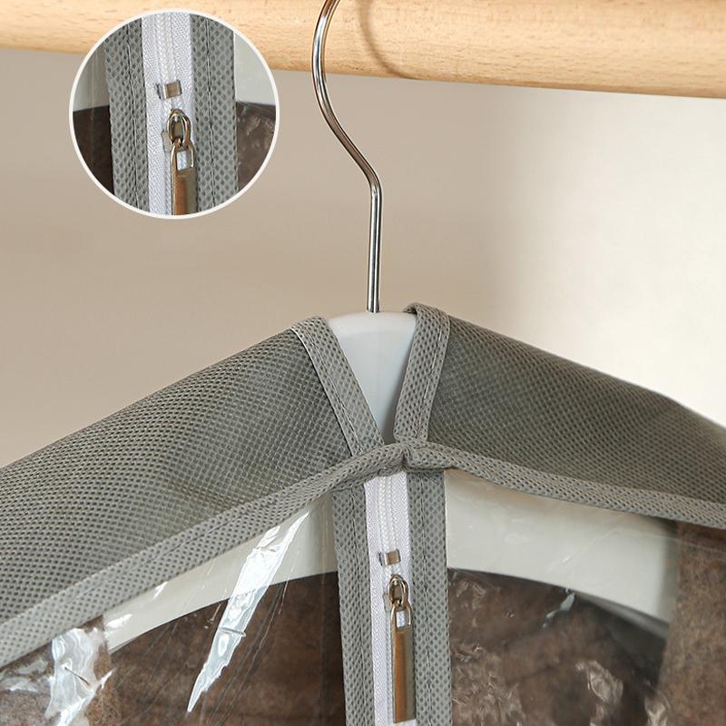 Прозрачный чехол для одежды, чехол для одежды, защитный чехол для пальто, чехол для платья, чехол для костюма, органайзер для хранения одежды