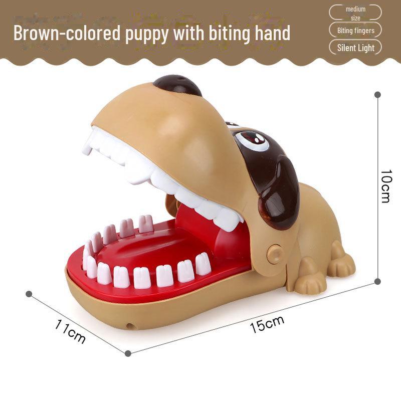 Большая игра с кусающимися зубами акулы и динозавра - игрушка-фокус для родителей и детей