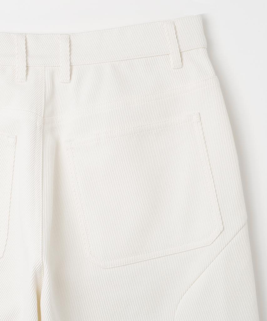 MILLO ARCHIVE Twill Curved Pants [White]