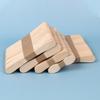 50/100Pcs Natural Wooden Ice Cream Spoon DIY Homemade Popsicle Sticks Wood Stick Cake Tools Art Crafts Kitchen Accessories
