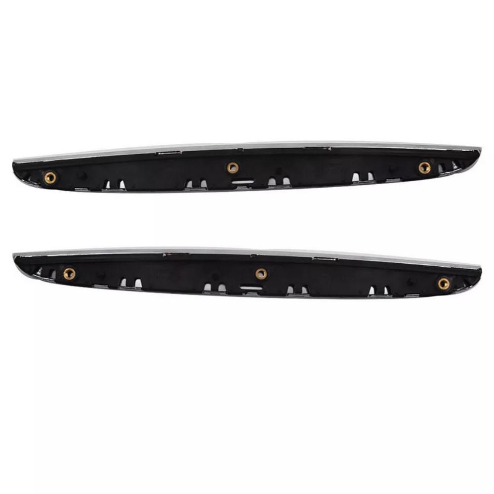 2x For 2006-2008 BMW 3 Series E90 E91 Front Hood Cover Chrome Trim Above Grille