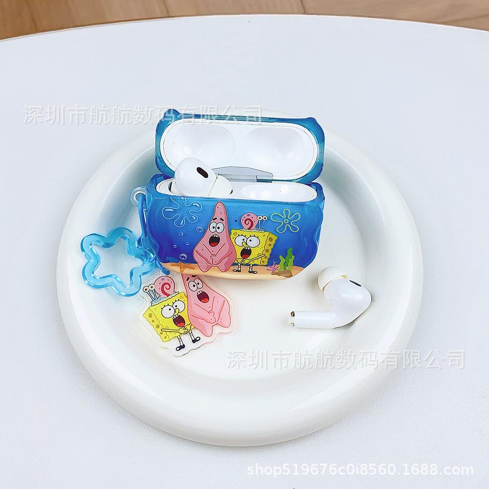 Cute Surprise SpongeBob Patrick Star AirPods 1 Apple Case Bluetooth Pro 1 Generation 1 Headphone Case