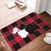 Персонализированный коврик для двери Vogue Tartan Scottie Dog, противоскользящий коврик для кухни, ванной, спальни, ковер 40*60 см