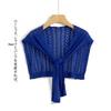 Summer Ice Silk Sun Protection Shawl: Lightweight Knitted Shoulder Protector & Scarf