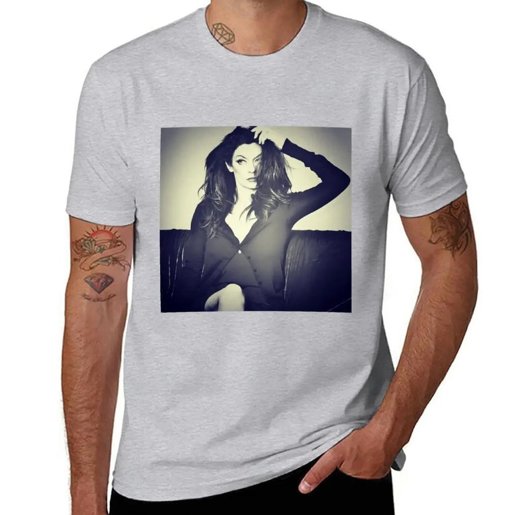 Funny Michelle Gomez Design T-Shirt summer clothes customs anime clothes mens clothing