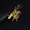 Us Navy Seal Eagle Anchor Trident Metal Badge Insignia Pin Gold Trident Badge Commemorative Medal