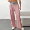 Women Elastic Waist Pants Trousers Summer Loose Fit  Jogger Pant Without Pocket