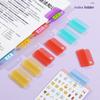 Candy Color Index Clip Plastic Letter Paper Label Clip File Classification Clamp  Student