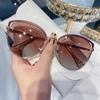2022 New Fashion Women Sunglasses Vintage Cat Eye Sunglasses Luxury Brand Design Ladies Travel Driving Sun Glasses