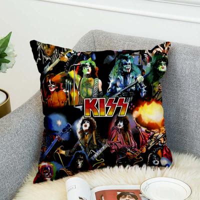 KISS Rock & Roll All Nite Party Наволочка Полиэстер Декоративные наволочки Чехол на подушку стиль-2