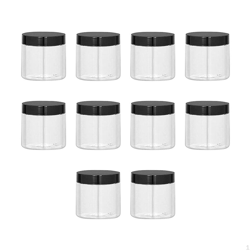 10 шт., пустая банка, домашний крем для домашних животных, прозрачный круглый лосьон Rage для конфет