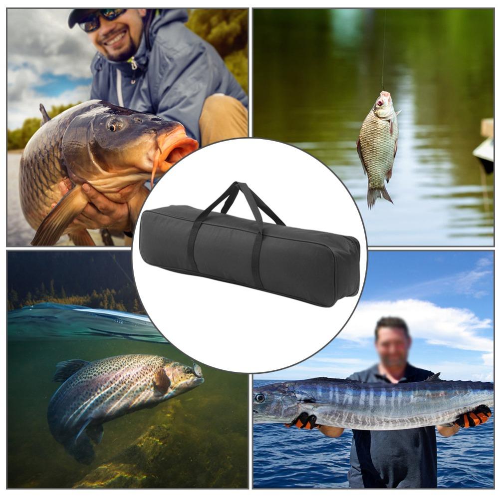 Oxford Cloth Fishing Rod Storage Bag 75*17*9.7cm Fishing Storage Bag Fishing Gear Storage