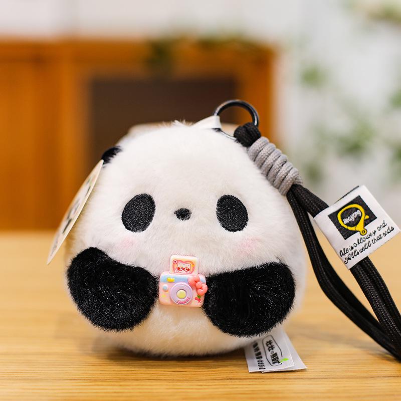 Плюшевая Панда Кукла Брелок для Рюкзака Брелок Подвеска