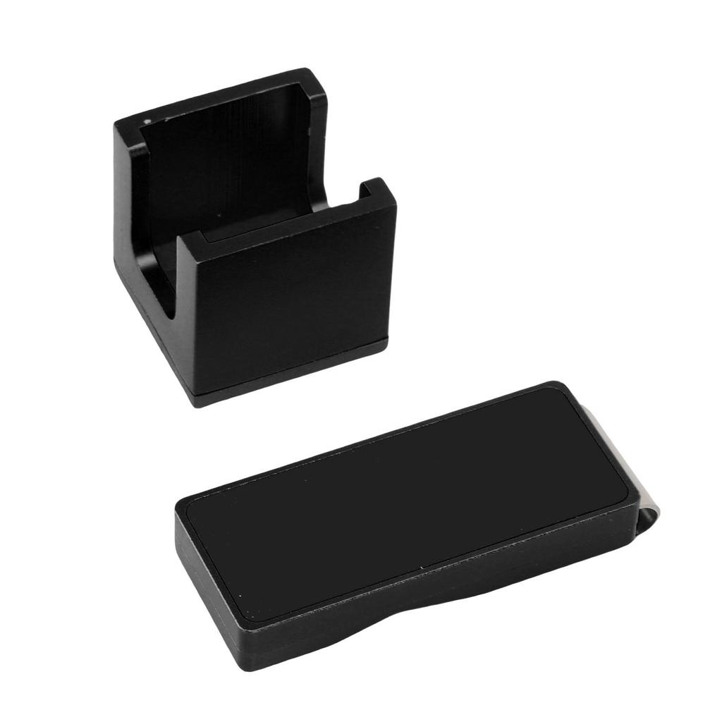 Billiard Chalk Holder Aluminum Universal Dry Oil Pool Cue Chalk Holder Billiard Accessories Black