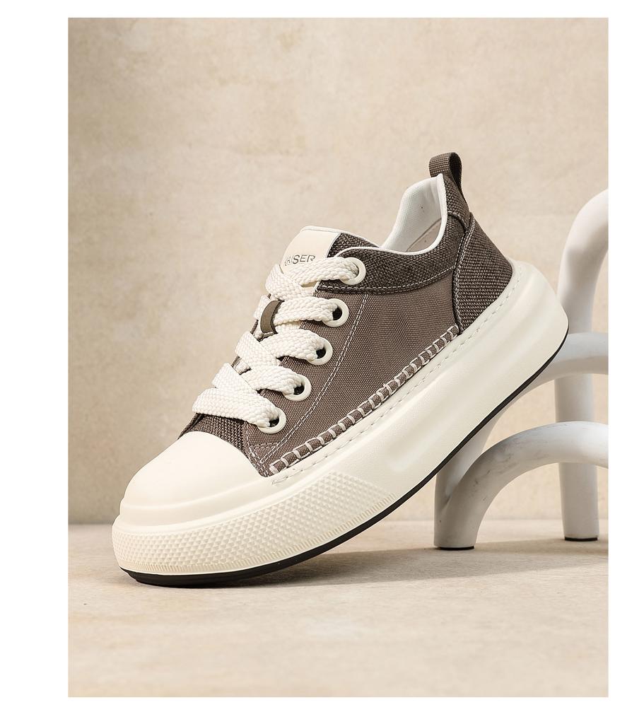 Caesar's high-end thick soled casual board shoes for men