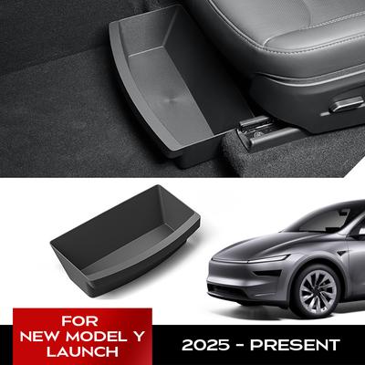 Для Tesla Новый Модель Y Запуск Можжевельник Передние Сиденья Под Сиденьем Ящик Tpe Контейнер для Хранения