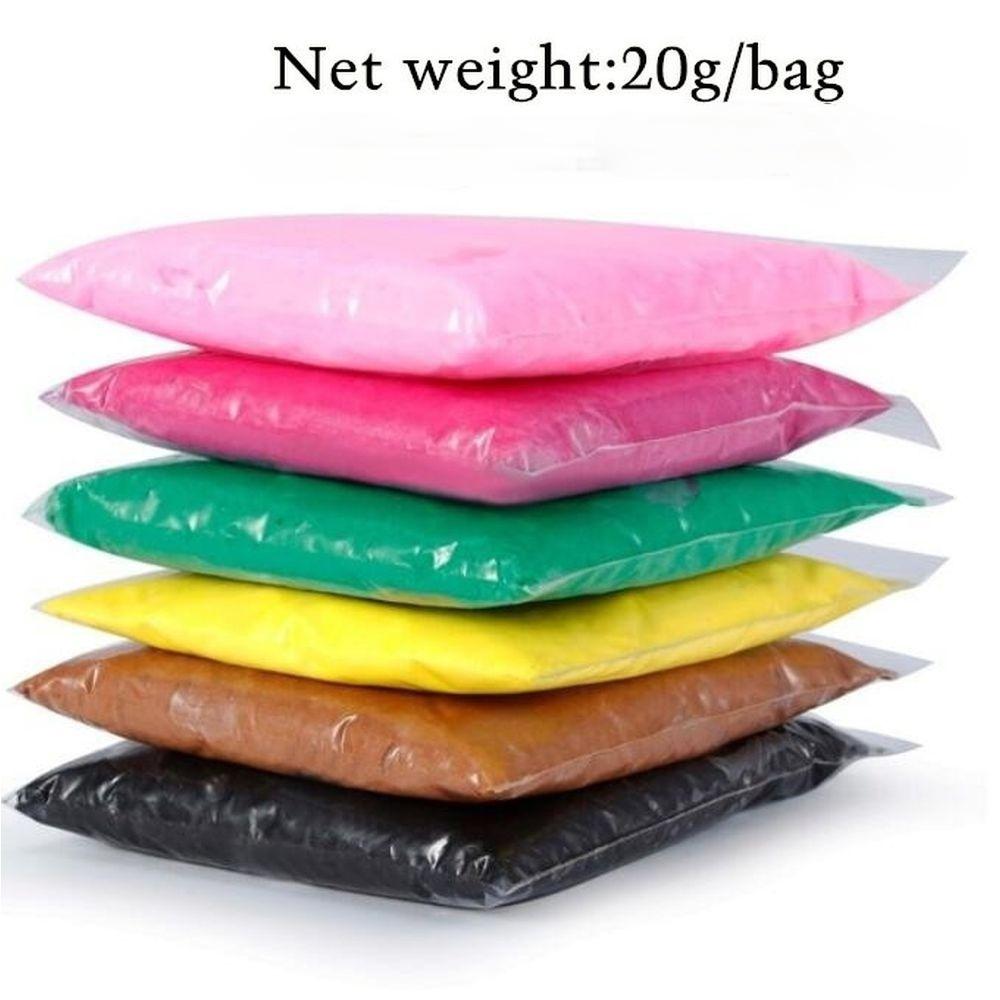 20g/pack Bag Clay Baby Hand Foot Inkpad Ultra Stereo Care Air Drying Soft Clay Handprint Imprint Kit Casting Toys