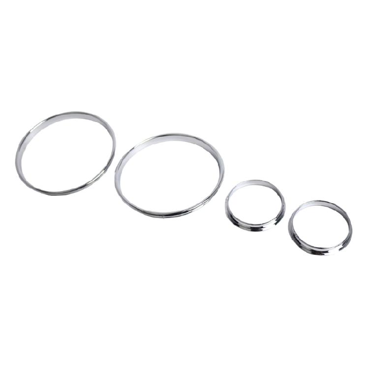 Хромированные кольца для циферблатов спидометра, накладки для E39 E38 E53, стайлинг автомобиля