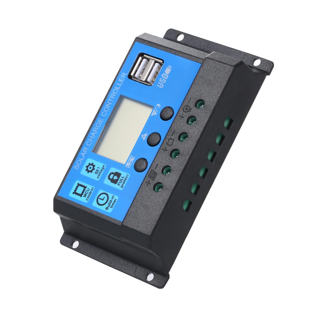 DC 5V 18V Dual Output 20W Solar Panel with 2 USB Ports & Car Charge IP65 Water Resistance 12V 24V Solar Charge