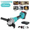 Cordless Brushless Electric Angle Grinder Polishing Grinding Machine 125mm Woodworking DIY Power Tool for Battery 18V