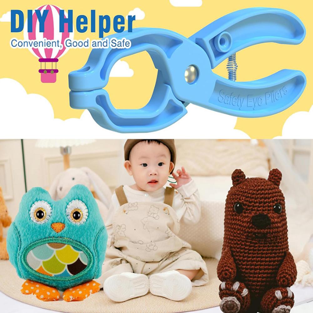 Knitting Crochet Doll Safety Eye Pliers Tool 3D Printed Pliers Eye Amigurumi Attaching Crocheti P2M7