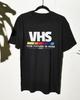 VHS The Future Is Here 1976 TShirt Unisex Retro Tech Graphic Tee Vintage 90s Streetwear Short Sleeve Casual Oversized Top