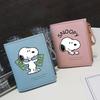 Новые женские кошельки-клатчи Snoopys, мужские кошельки из ПУ-кожи, монетницы, держатели для кредитных карт с аниме-персонажами, портативные, кавайные, детский подарок