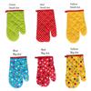 Heat Resistant Anti Hot Baking Tool Dot Mitts Thick Oven Gloves Microwave Insulation Cotton