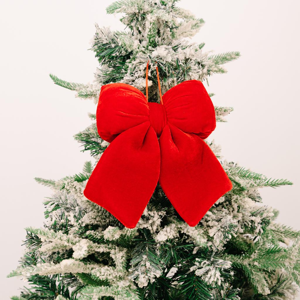 Рождественский галстук-бабочка, Рождественское украшение, Плюшевый большой галстук-бабочка, Украшение для рождественской елки