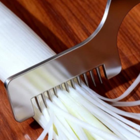 Нож из нержавеющей стали для рубки зеленого лука, острый нож для нарезки зеленого лука, нож для шинковки, многофункциональный кухонный слайсер, столовый прибор