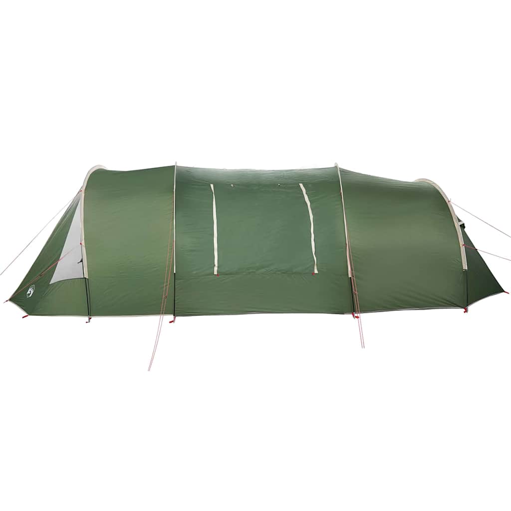 5 Person Tunnel Tent in Green and White 805 x 405 x 211 cm
