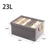 Steel Frame Folding Storage Boxes with Cover Dust-Proof Moisture-Proof Clothes Trousers Socks Home Organization Drawer Wardrobe Storage Box