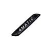 2Pcs 3D ABS 4Matic 4 Matic+ Letter Word Emblem 4Matic Car Fender Logo Stickers Rear Trunk Tailgate Decals Badge Car Accessories