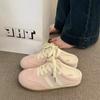Baotou Slippers Women's Summer Wear New Shoes Half Drag White Shoes One Pedal Casual Shoes