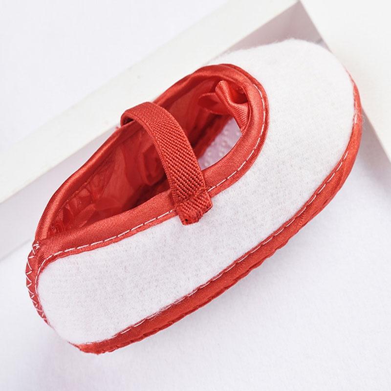 Обувь для новорожденных из шифона на резинке с цветочным узором для маленьких девочек