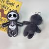 Cartoon Halloween Skeleton Plush Doll Pendant Keychain Creative Backpack Accessory Home Decoration For Children Halloween Gifts