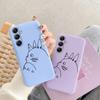 Чехол для телефона Totoro Couple для iPhone 15 Samsung A55 S24 FE S25 M35 Xiaomi Redmi Note 13 Pro 14C Huawei Honor Realme противоударный матовый чехол с защитой от царапин