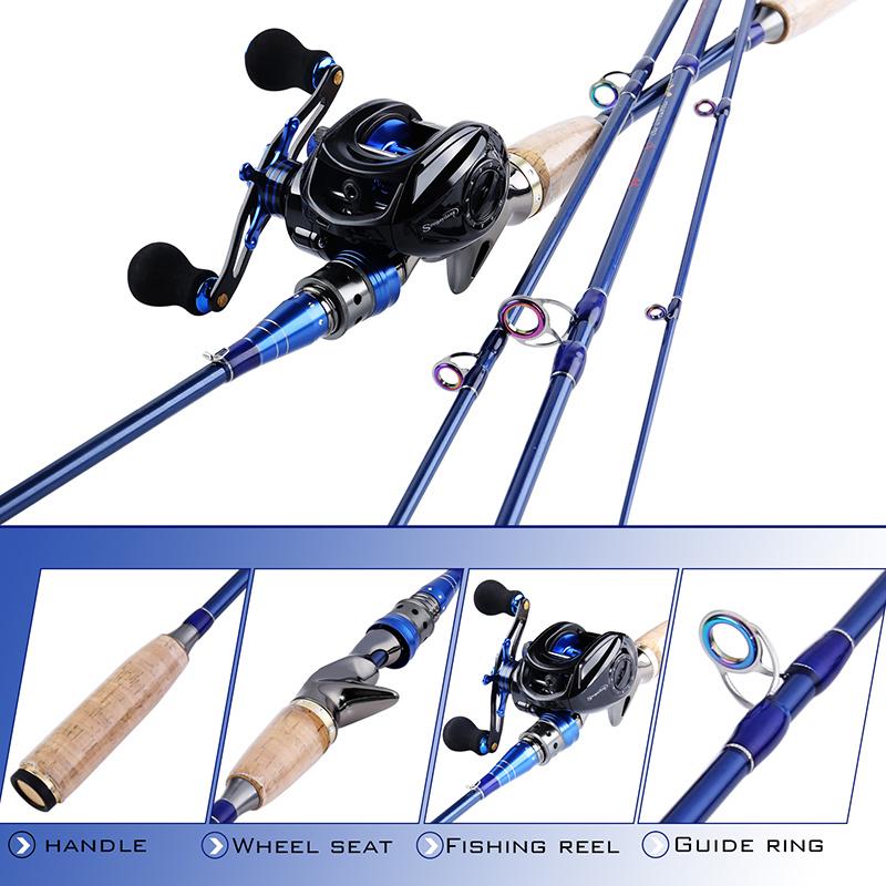 Набор удочек и катушек, металлическая рыболовная катушка, корбоновая удочка, костюм для морской рыбалки на окуня