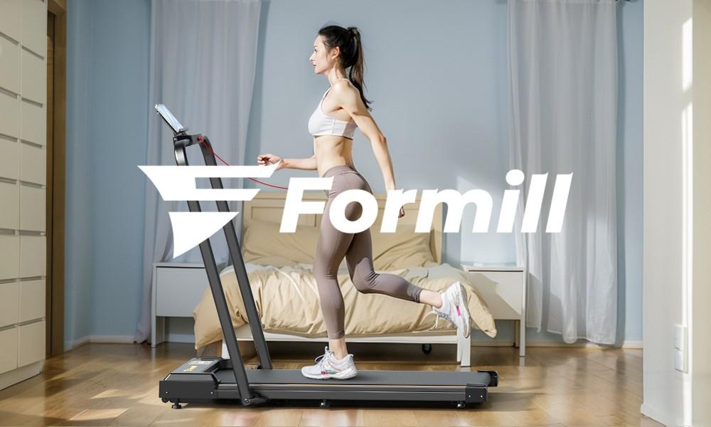 Беговая дорожка Formill FT-51 Walking Pad, двигатель 2,5 л.с., светодиодный дисплей, макс. нагрузка 265 фунтов. Нагрузка, скорость 1-6 км/ч