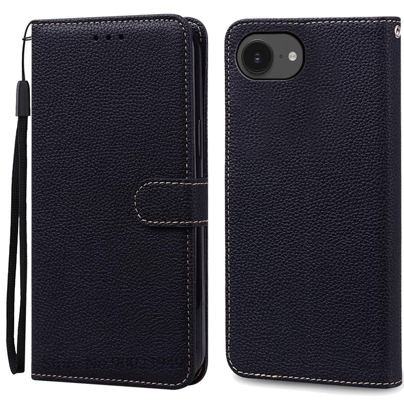 Для iPhone 16e чехол кожаный флип-кошелек чехол для iPhone 16E чехол подставка книжка Fundas для iPhone 16e 16 e 2025 чехол для телефона Coque