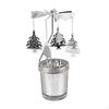 Tea Light Candle Holder Candelabras Gift Pillar Votive Rotating Candlestick for