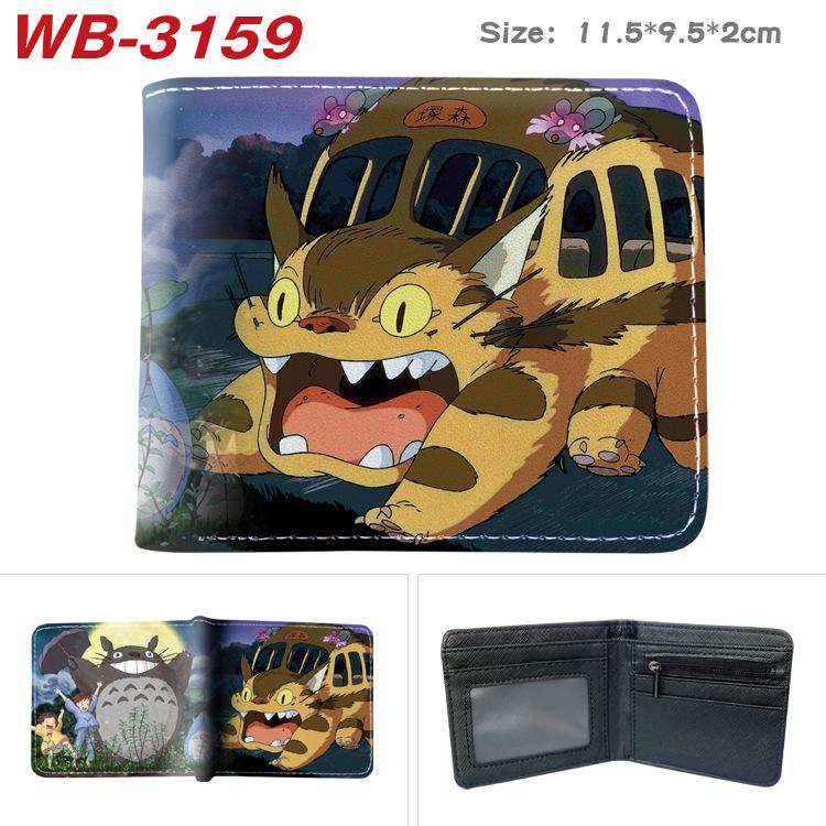 My Neighbor Totoro Coin Purse Large Capacity Full Color Print Short Card Holder Anime Wallet Leather Purse Gift 1pcs